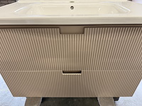 Badkamermeubel 80 cm poederroze - afbeelding 4 van  5
