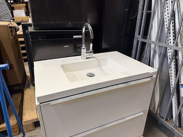 Badkamermeubel met kraan 80x52 cm saqu salto - afbeelding 2 van  4