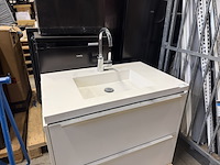 Badkamermeubel met kraan 80x52 cm saqu salto - afbeelding 2 van  4