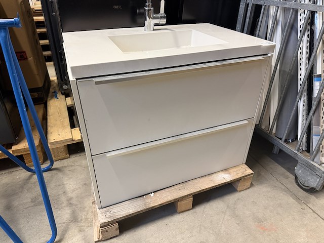 Badkamermeubel met kraan 80x52 cm saqu salto - afbeelding 3 van  4