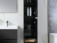 Badkamermeubel vonato, 2-persoons 120 cm, hoogglans zwart - afbeelding 7 van  9