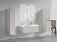 Badkamermeubel vonato 2-persoons 120 cm taupe - afbeelding 2 van  5