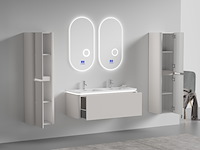 Badkamermeubel vonato 2-persoons 120 cm taupe - afbeelding 3 van  5