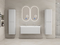 Badkamermeubel vonato, 2-persoons 120 cm, wit - afbeelding 2 van  5