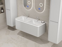 Badkamermeubel vonato, 2-persoons 120 cm, wit - afbeelding 3 van  5