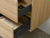 Badkamermeubel vonato, 2-persoons 130 cm, licht hout decor - afbeelding 11 van  11
