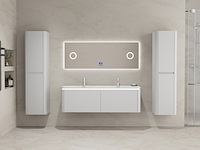 Badkamermeubel vonato, 2-persoons 140 cm, wit - afbeelding 2 van  5