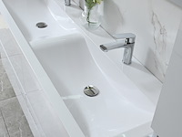 Badkamermeubel vonato, 2-persoons 145 cm, hoogglans wit - afbeelding 7 van  9