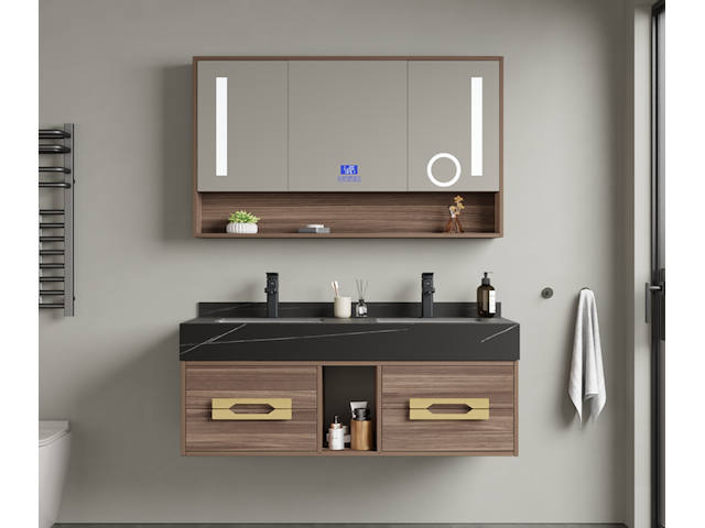 Badkamermeubel vonato, ardène 120, hout decor - afbeelding 2 van  6