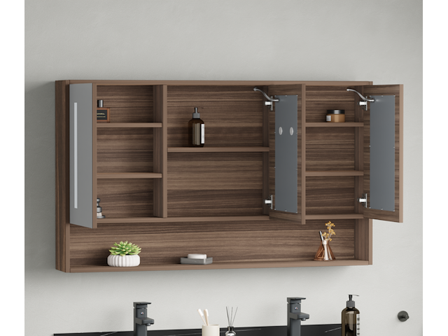 Badkamermeubel vonato, ardène 120, hout decor - afbeelding 5 van  6