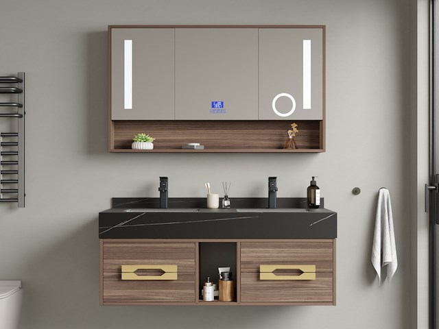 Badkamermeubel, vonato, ardène 120, hout decor - afbeelding 1 van  6