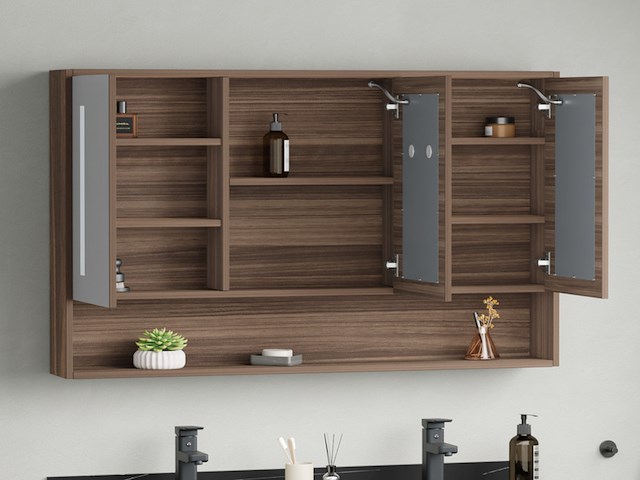 Badkamermeubel, vonato, ardène 120, hout decor - afbeelding 5 van  6