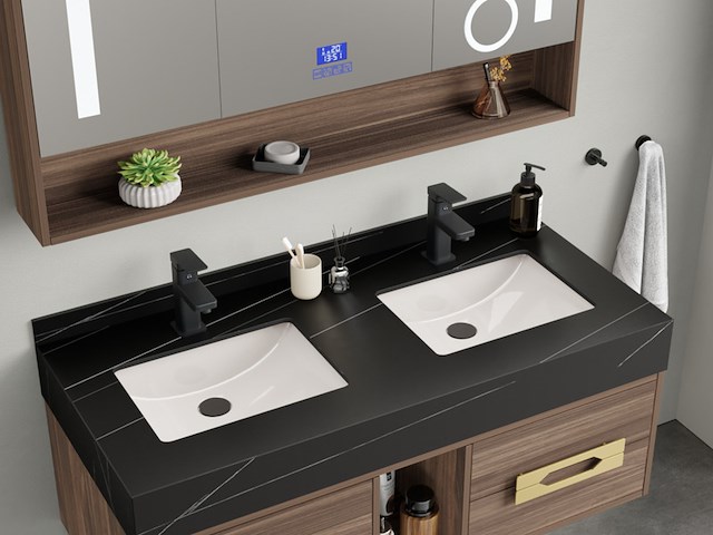 Badkamermeubel vonato ardène 120 hout decor - afbeelding 3 van  6