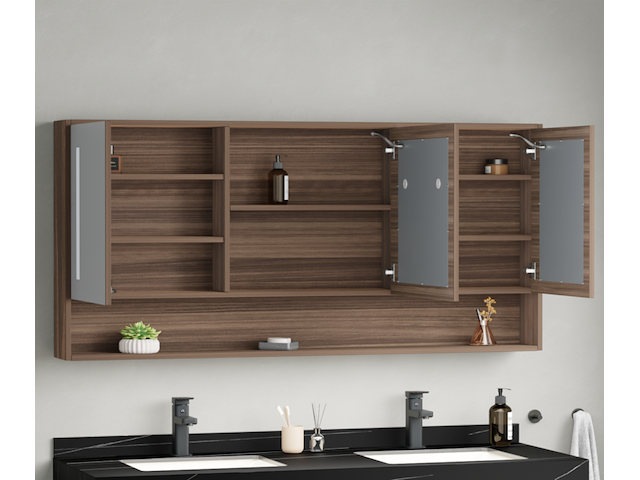 Badkamermeubel vonato, ardène 150, hout decor - afbeelding 2 van  5