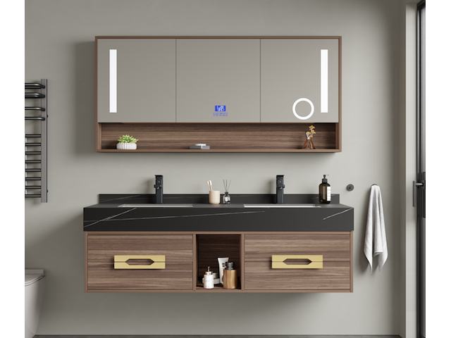 Badkamermeubel vonato, ardène 150, hout decor - afbeelding 3 van  5