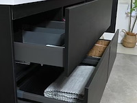 Badkamermeubel, vonato, calmwood 120, donker hout decor - afbeelding 8 van  10