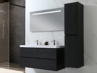 Badkamermeubel vonato, calmwood 120, donker hout decor