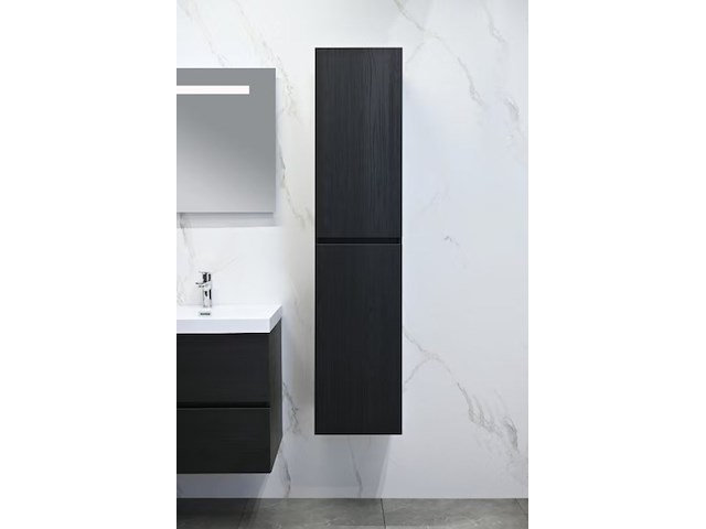 Badkamermeubel vonato, calmwood 120, donker hout decor - afbeelding 9 van  10