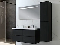 Badkamermeubel, vonato, calmwood 120, donker hout decor - afbeelding 2 van  10