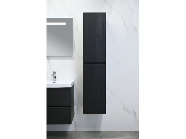 Badkamermeubel, vonato, calmwood 120, donker hout decor - afbeelding 8 van  10