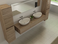 Badkamermeubel vonato, classic bl9, licht hout decor - afbeelding 3 van  5