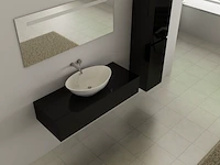 Badkamermeubel, vonato, compact 100, zwart - afbeelding 2 van  3