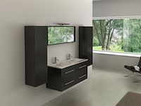Badkamermeubel vonato, compact 120, zwart hout - afbeelding 7 van  9