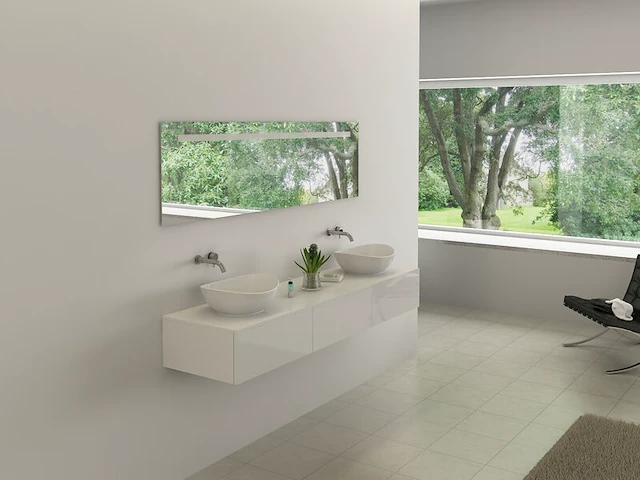 Badkamermeubel vonato, compact bl70, hoogglans wit - afbeelding 4 van  4