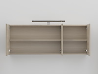 Badkamermeubel vonato lagom 120 licht hout decor - afbeelding 6 van  6