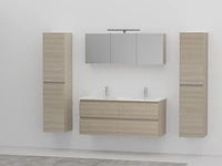 Badkamermeubel vonato, lagom 120, licht hout decor - afbeelding 6 van  6