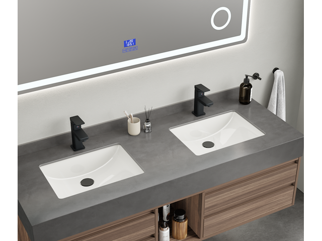 Badkamermeubel vonato, liora 150, hout decor - afbeelding 3 van  4