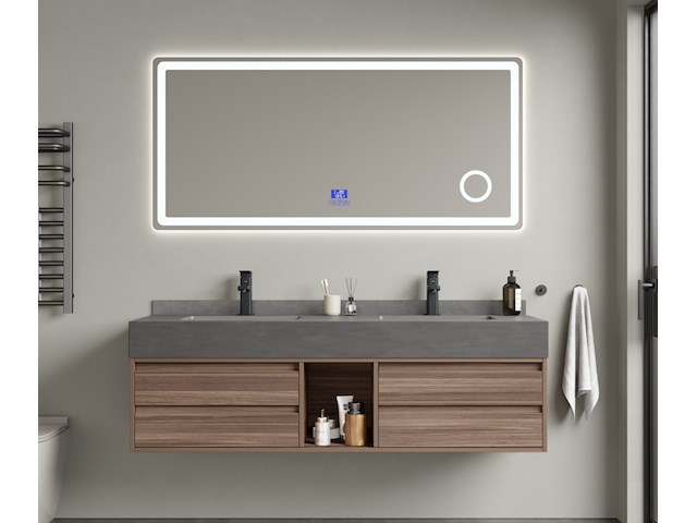 Badkamermeubel, vonato, liora 150, hout decor - afbeelding 2 van  4