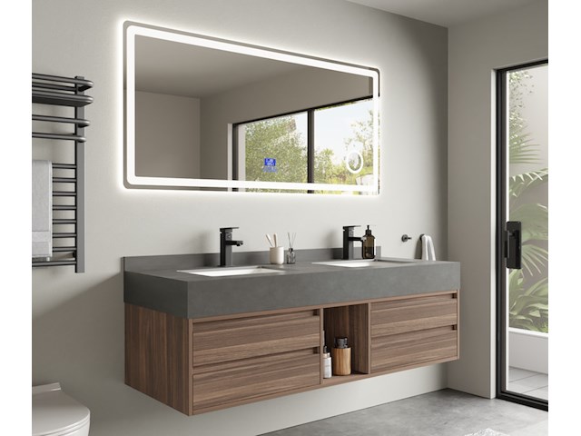 Badkamermeubel vonato, liora 150, hout decor - afbeelding 1 van  4