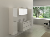 Badkamermeubel vonato, luxe bl20, hoogglans wit