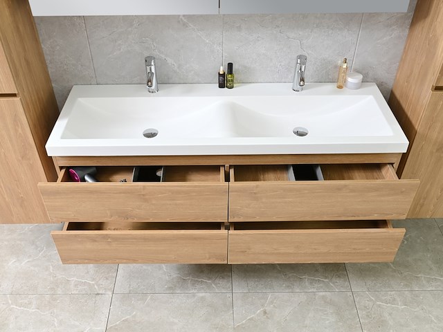 Badkamermeubel vonato, luxury 0, hout decor - afbeelding 4 van  12