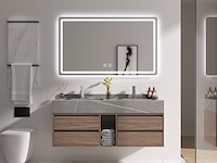 Badkamermeubel vonato, luxury 100, donker hout decor - afbeelding 1 van  4