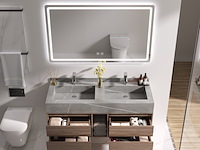 Badkamermeubel vonato, luxury 100, donker hout decor - afbeelding 3 van  4