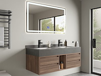 Badkamermeubel, vonato, luxury 100, donker hout decor - afbeelding 5 van  8