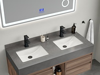 Badkamermeubel, vonato, luxury 100, donker hout decor - afbeelding 7 van  8