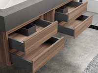 Badkamermeubel, vonato, luxury 100, donker hout decor - afbeelding 8 van  8