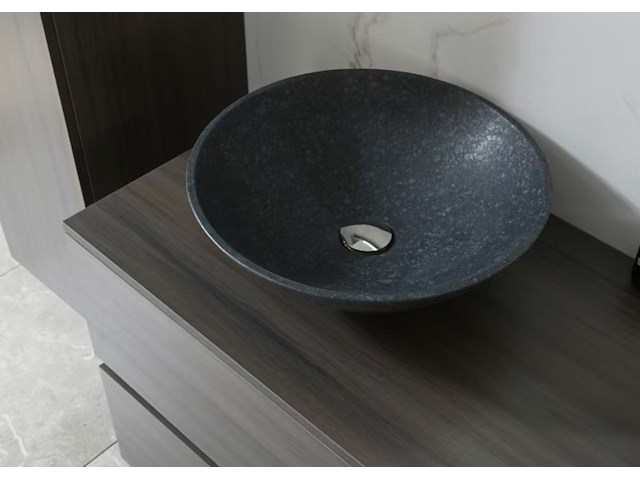 Badkamermeubel vonato, modena 130, donker hout decor - afbeelding 2 van  12