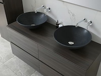 Badkamermeubel vonato, modena 130, donker hout decor - afbeelding 9 van  12