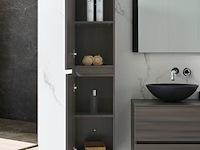Badkamermeubel vonato, modena 130, donker hout decor - afbeelding 2 van  12