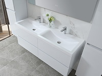 Badkamermeubel, vonato, nala 145, hoogglans wit - afbeelding 3 van  9