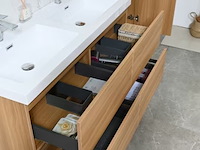 Badkamermeubel vonato, naturis 120, licht hout decor - afbeelding 5 van  9