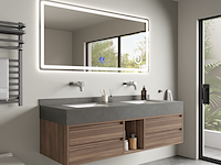 Badkamermeubel vonato, nivora 150, hout decor