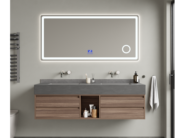 Badkamermeubel vonato, nivora 150, hout decor - afbeelding 2 van  4