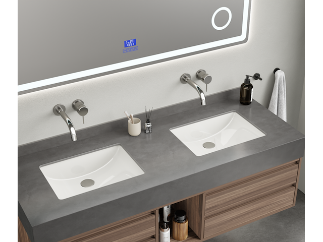 Badkamermeubel vonato, nivora 150, hout decor - afbeelding 3 van  4