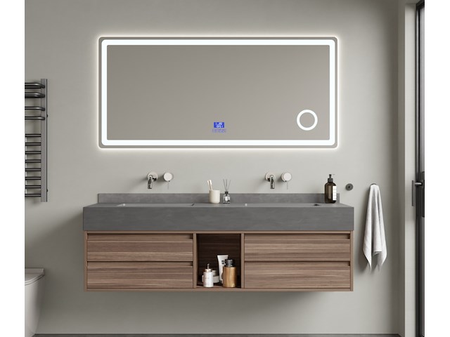 Badkamermeubel, vonato, nivora 150, hout decor - afbeelding 2 van  4