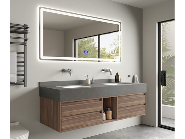 Badkamermeubel vonato, nivora 150, hout decor - afbeelding 1 van  4